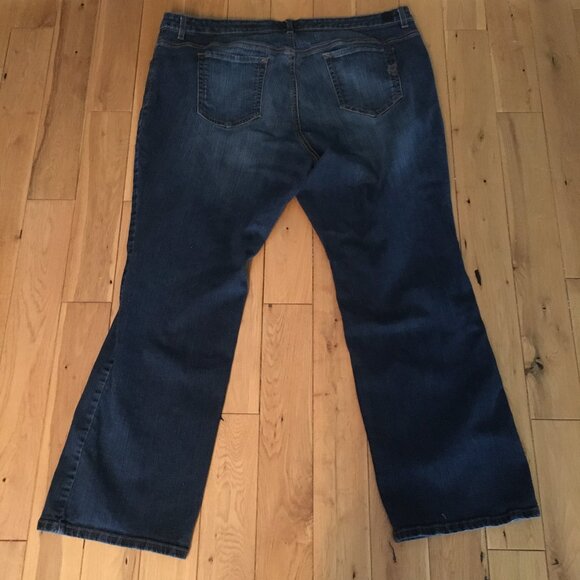 Jessica Simpson Junior Plus Regular Blue Cotton Jeans 24W - Picture 2 of 14